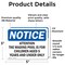 Signmission Attention The Wading Pool Is For Children, 5 in W x Rectangle, Vinyl Decal OS-2PACK-NS-D-35-L-10223 - alternate 3